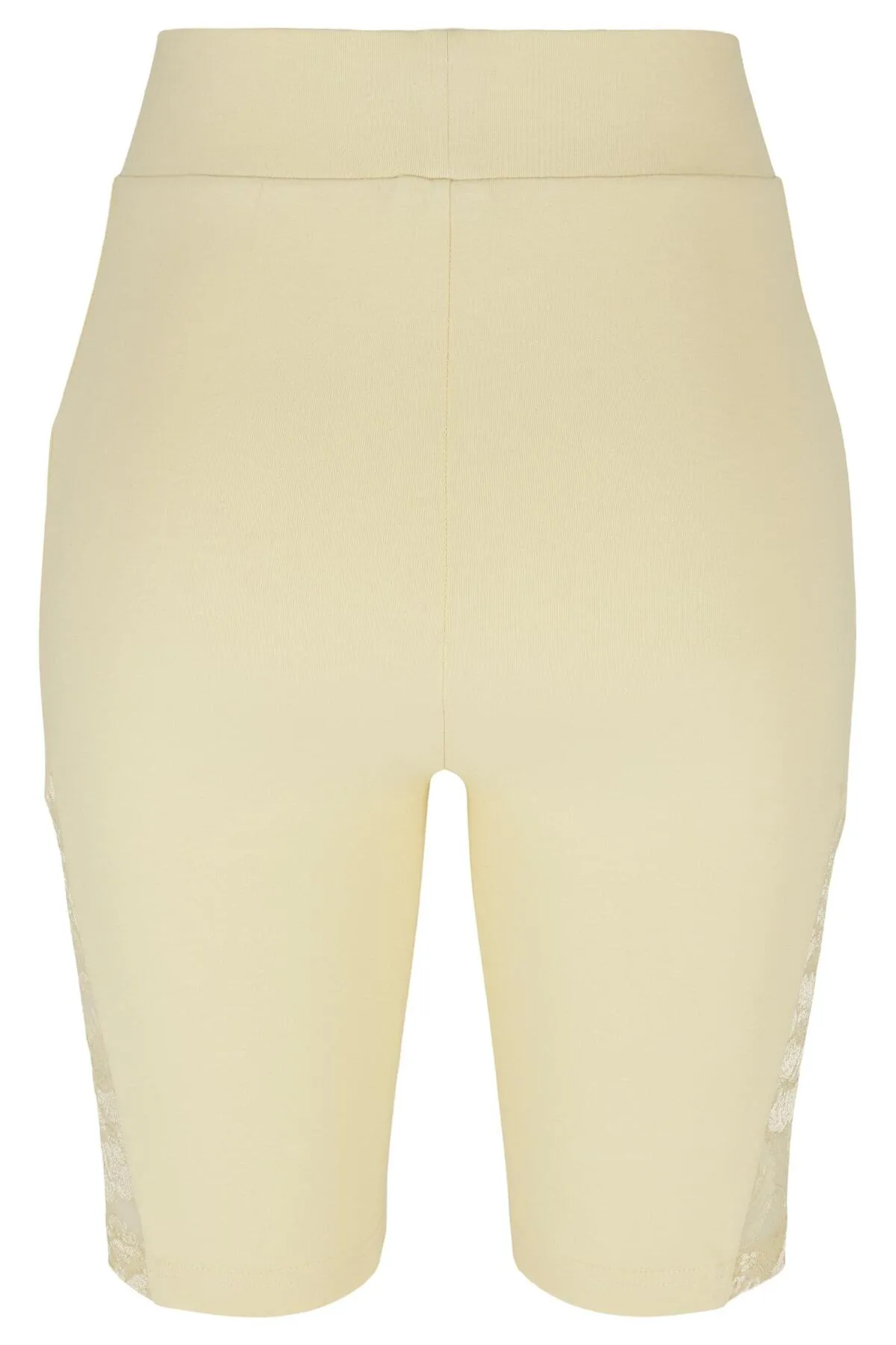 Urban Classics  Kurze Sporthose - Gelb - Hoher Bund