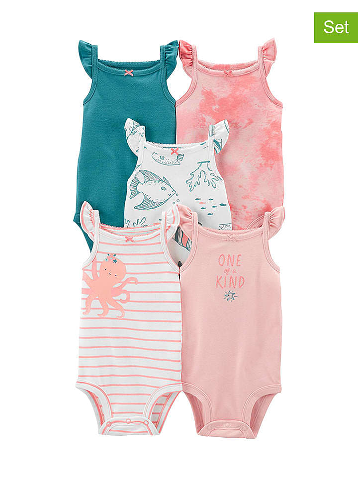 carter's 5er-Set: Bodys in Bunt günstig kaufen 62