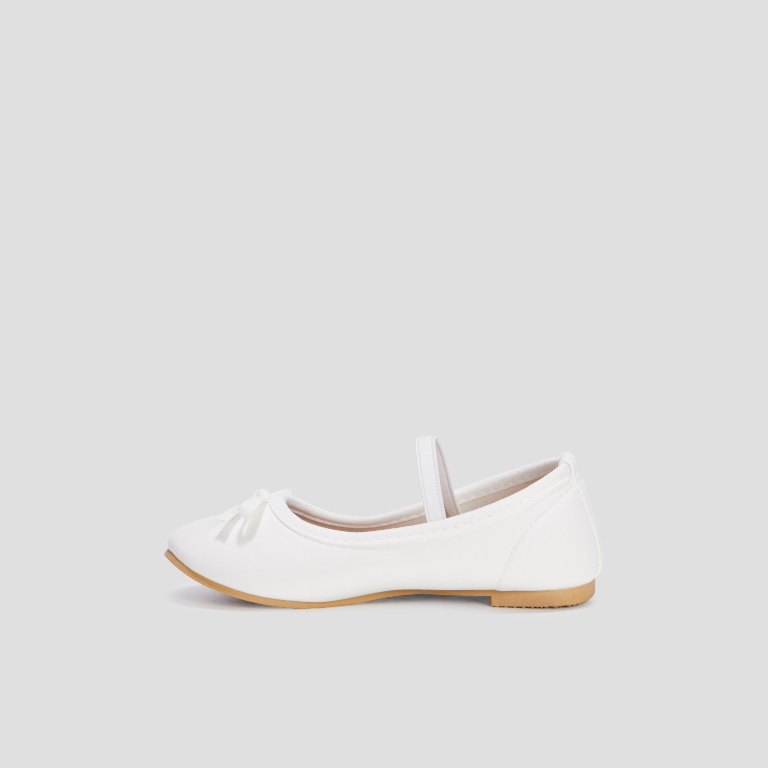 Ballerines irisé à bride blanc fille | La Halle