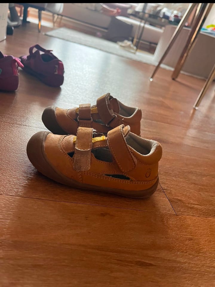 lamino Leder-Halbsandalen in Hellbraun günstig kaufen 22