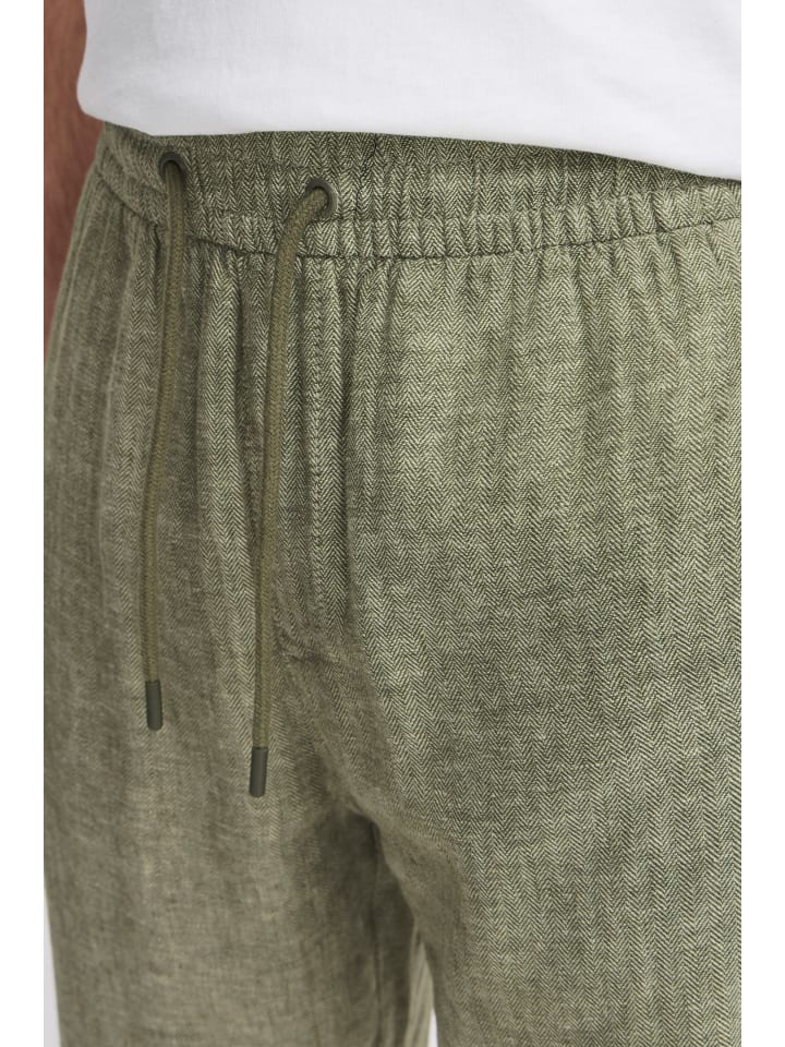 BLEND Leinenhose in Grün günstig kaufen