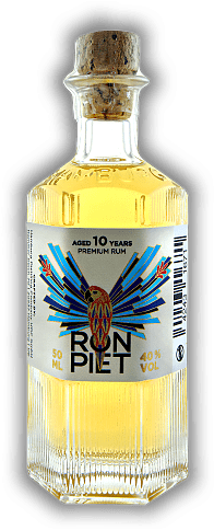 Ron Piet 10 Years 0,05 Liter Ron Piet 10 Years 0,05 Liter In feinsten Bourbon-Fässern gereift. Alter 10 J. - 0,05	 Liter - Vol 40%