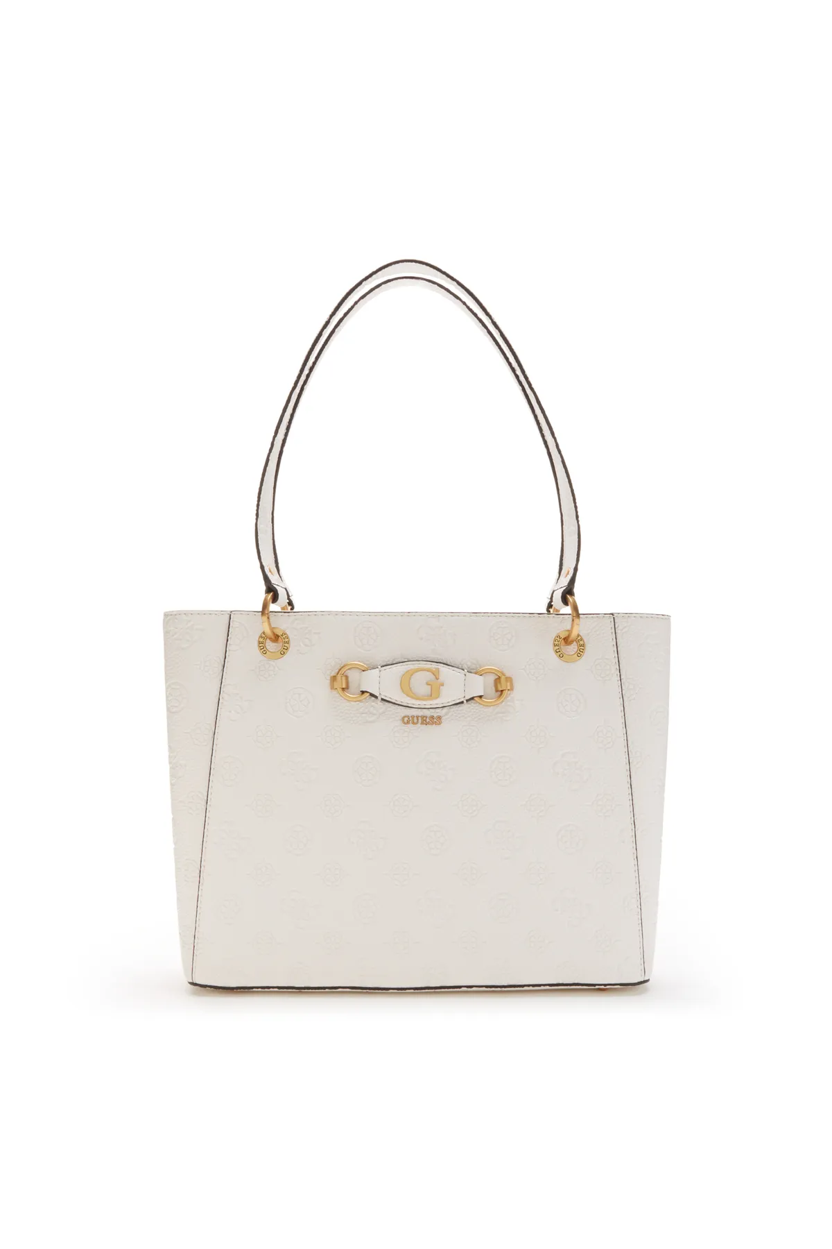 Guess  Izzy Damen Schultertasche Weiß Hwpd92-9250-stl