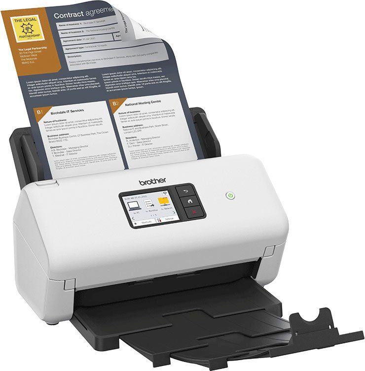 Brother ADS-4500W Scanner, (LAN (Ethernet), WLAN (Wi-Fi), Wi-Fi Direct)