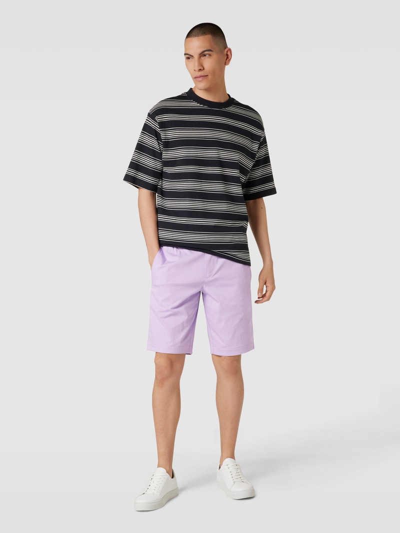 Bermudas mit elastischem Bund Modell 'Liem' in flieder
