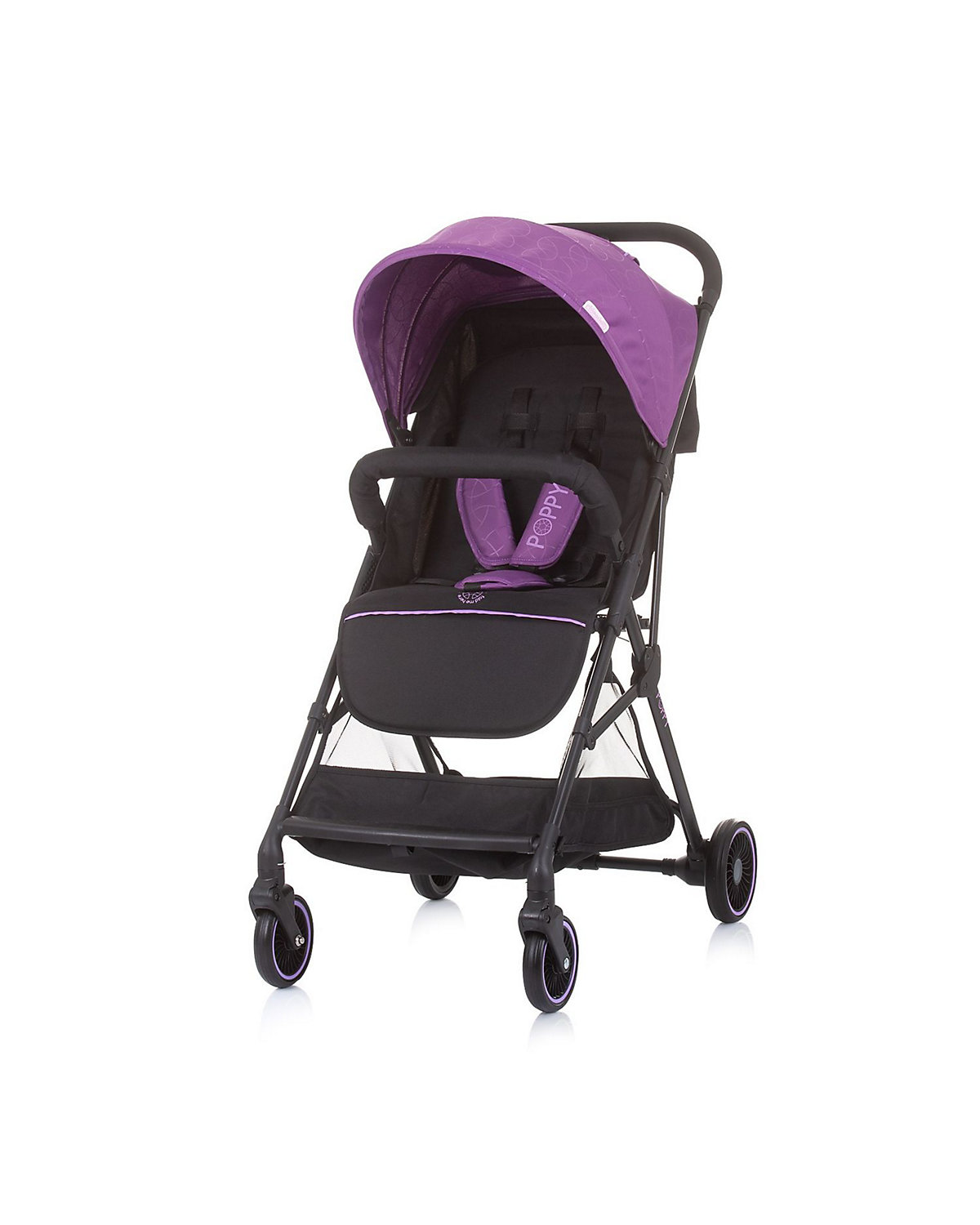 Kinderwagen, Buggy Poppy zusammenklappbar Korb Sonnendach 5-Punkt-Gurt Buggys