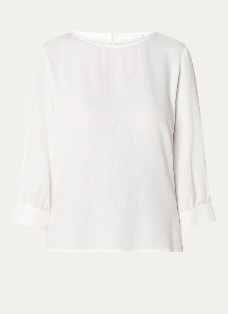 OPUS Fuketa tunic in lyocell blend with keyhole