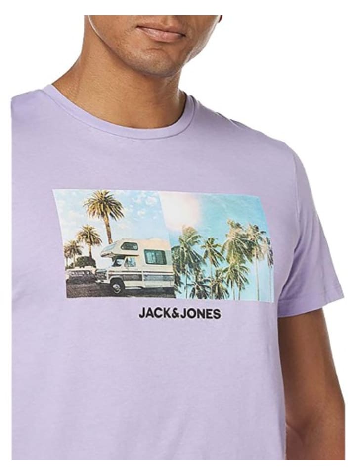Jack & Jones Tshirt in Lila günstig kaufen