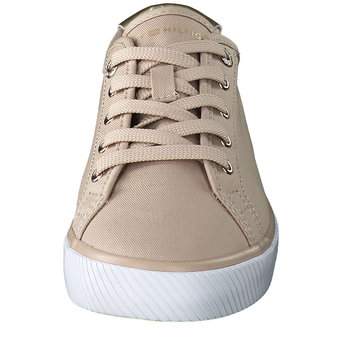 Tommy Hilfiger Lace Up Vulc Sneaker in beige
