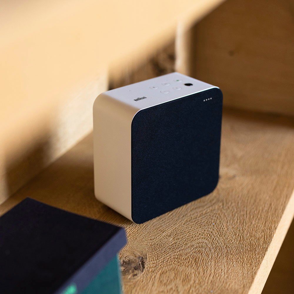 Braun LE03 Lautsprecher (Bluetooth, WLAN (WiFi), mit Sprachsteuerung)