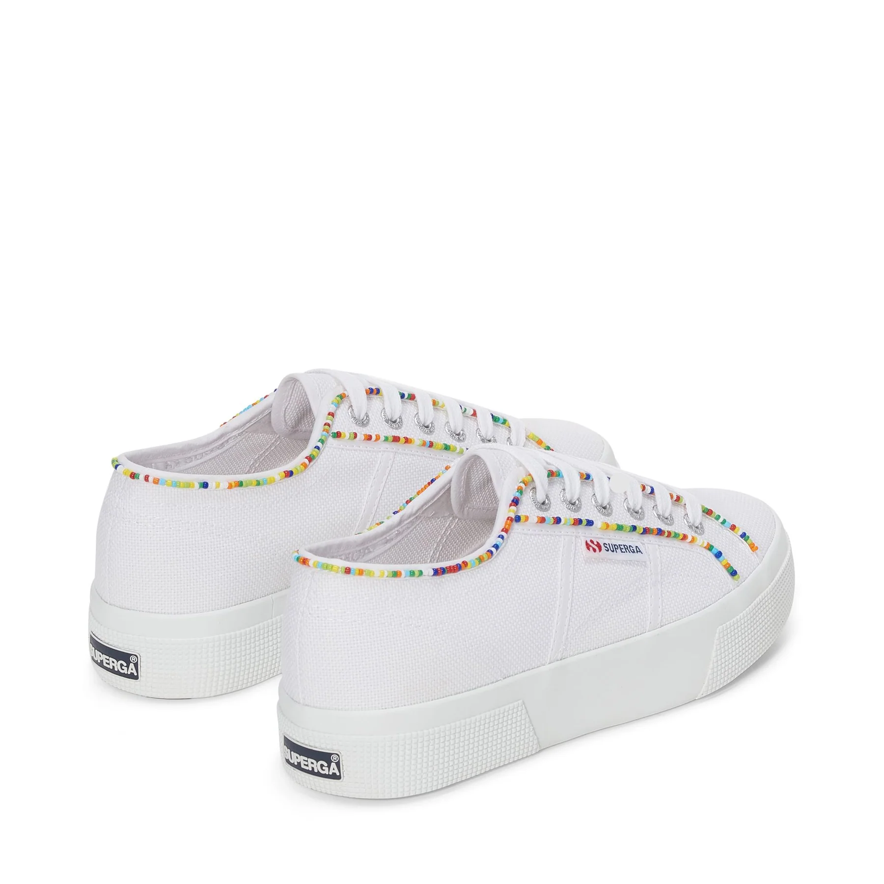 2740 MULTICOLOR BEADS-WHITE-MULTICOLOR BEADS