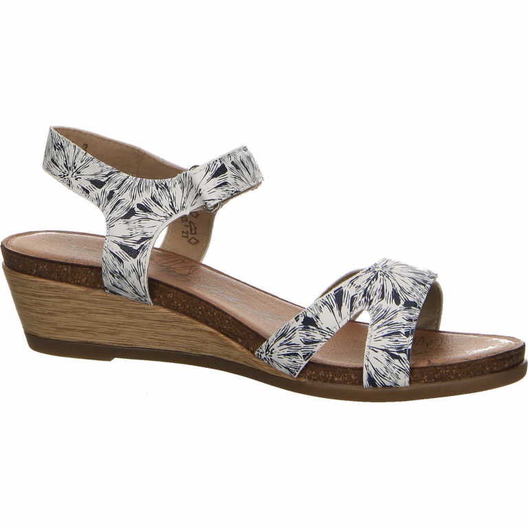 REMONTE Keilsandalen weiss