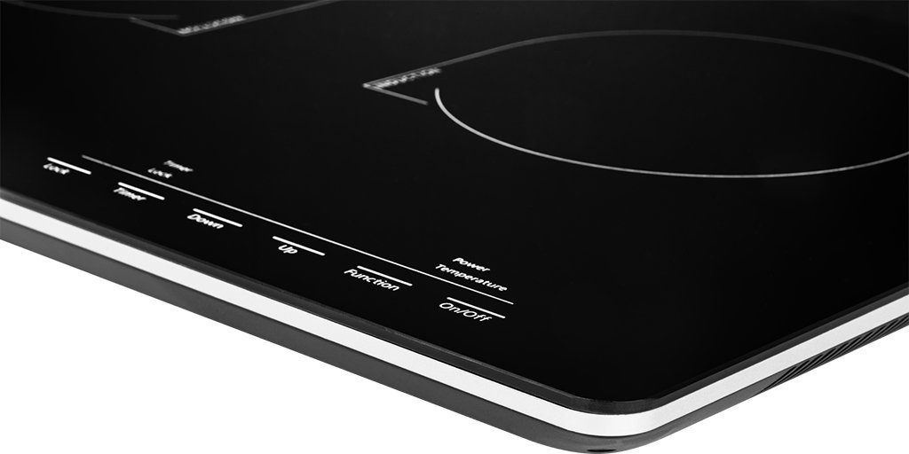 ECG Doppel-Induktionskochplatte IV 2920 SLIM, SLIM design, Extra großes LED-Display