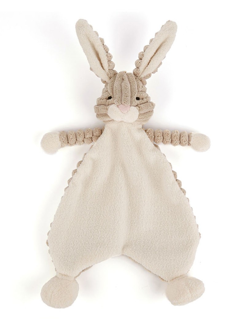 Jellycat Cordy Roy Baby Hare Soother mīkstā rotaļlieta 23 cm