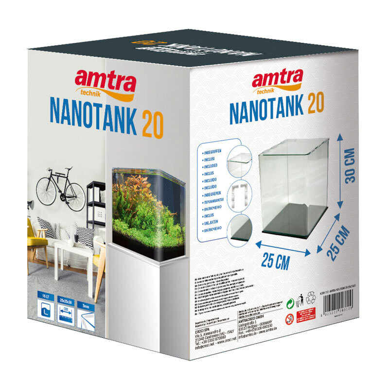Amtra Nano-Aquarien Amtra Nanotank Glasbecken 18 l