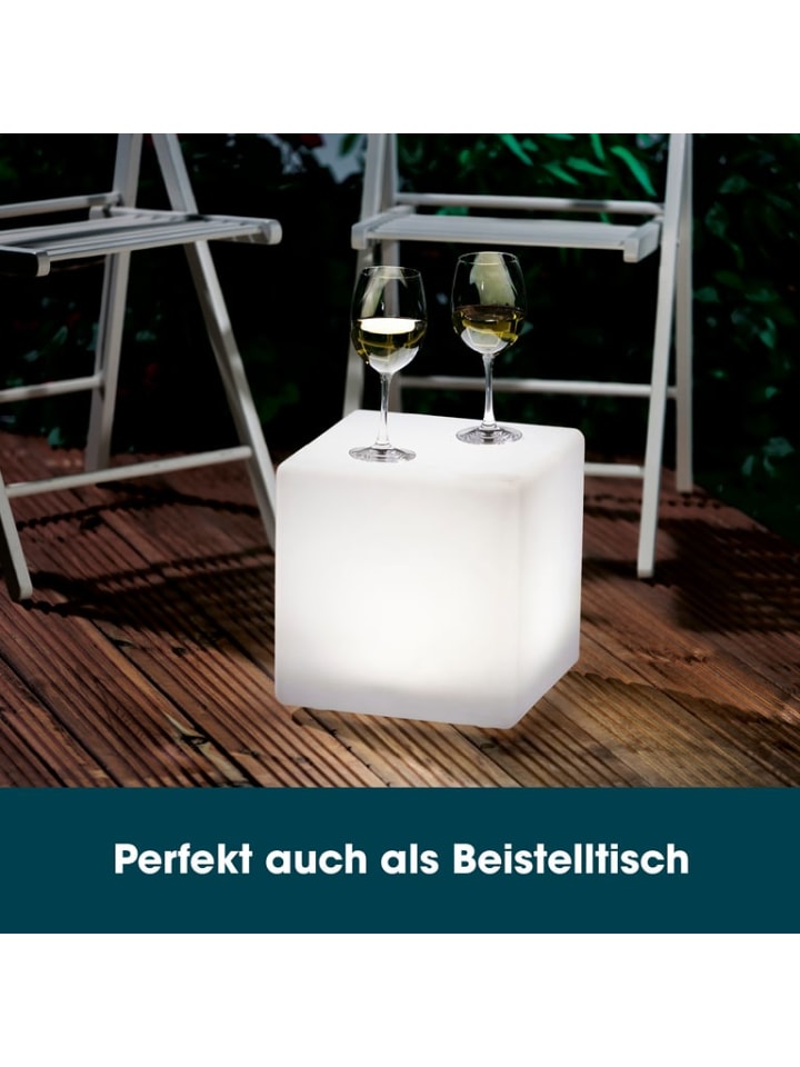 EASYmaxx Solar-Leuchte Dekowürfel - weiß günstig kaufen onesize