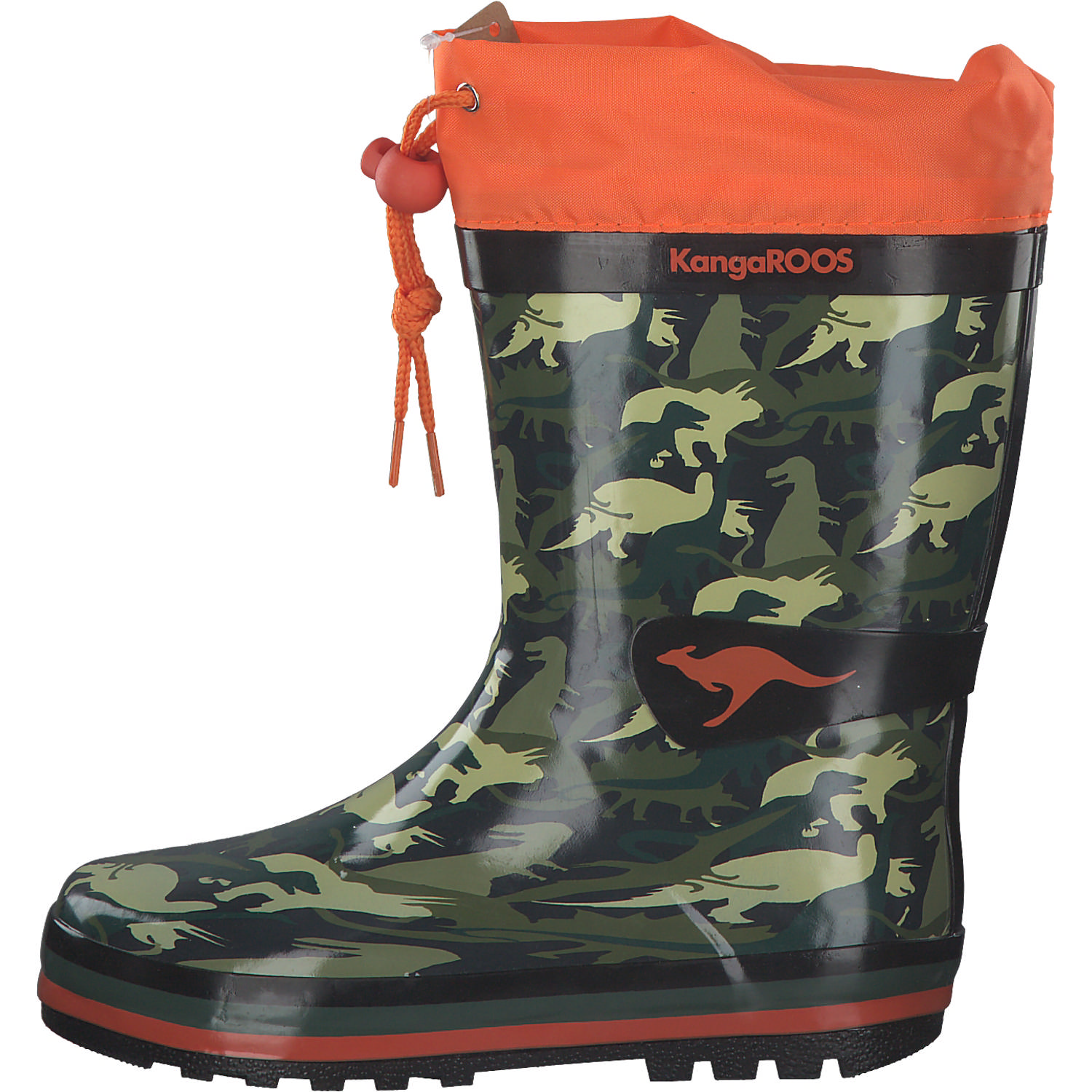 KangaROOS K-Rain 18244, Gummistiefel, Kinder, Olive