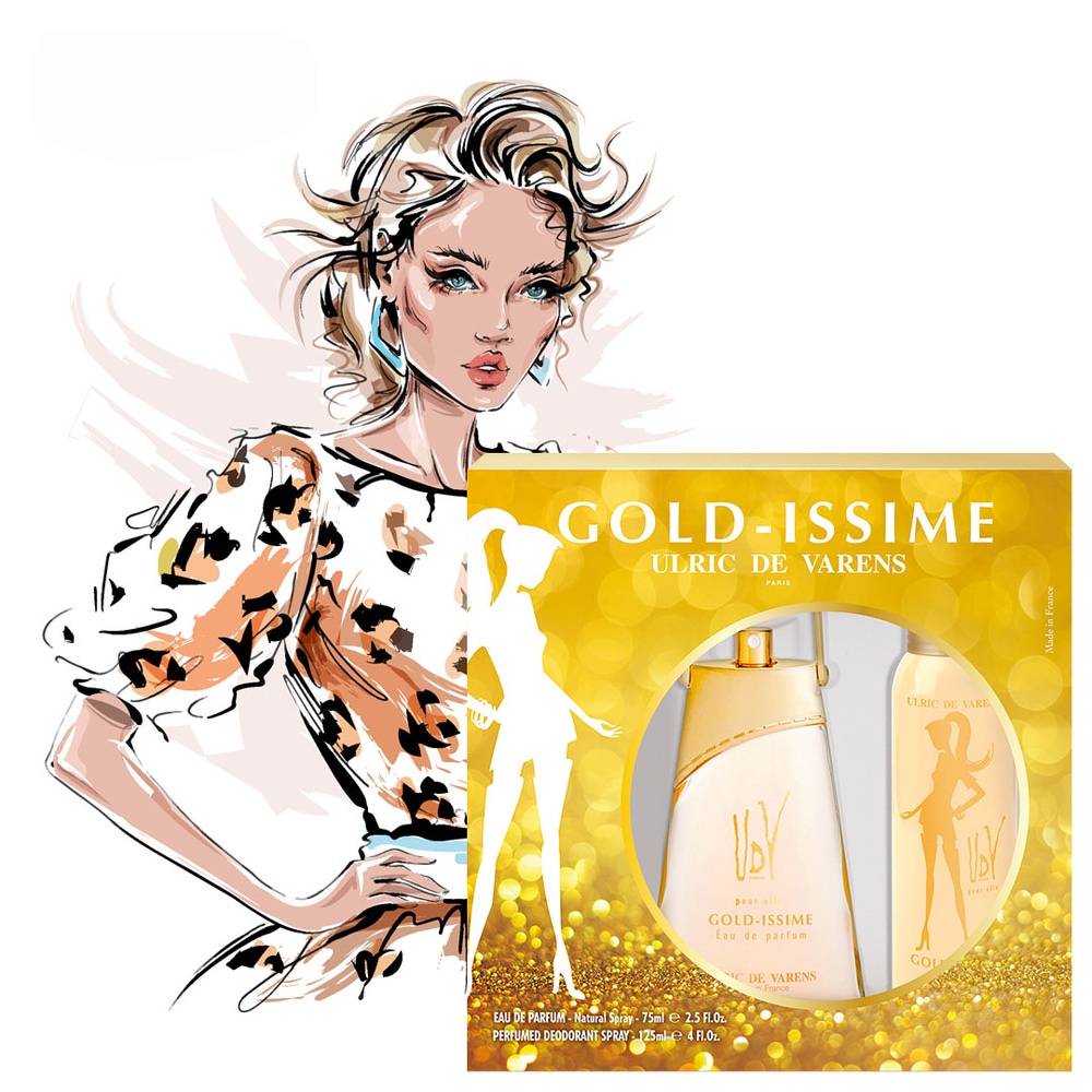 Ulric de Varens Coffret Gold Issime Coffret Parfum