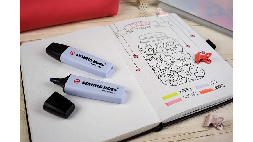 STABILO® Textmarker - STABILO BOSS ORIGINAL Pastel - Einzelstift - Wolkenblau