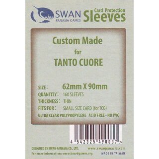 Swan Panasia Kartenhüllen 62mm x 90mm dünn (160)