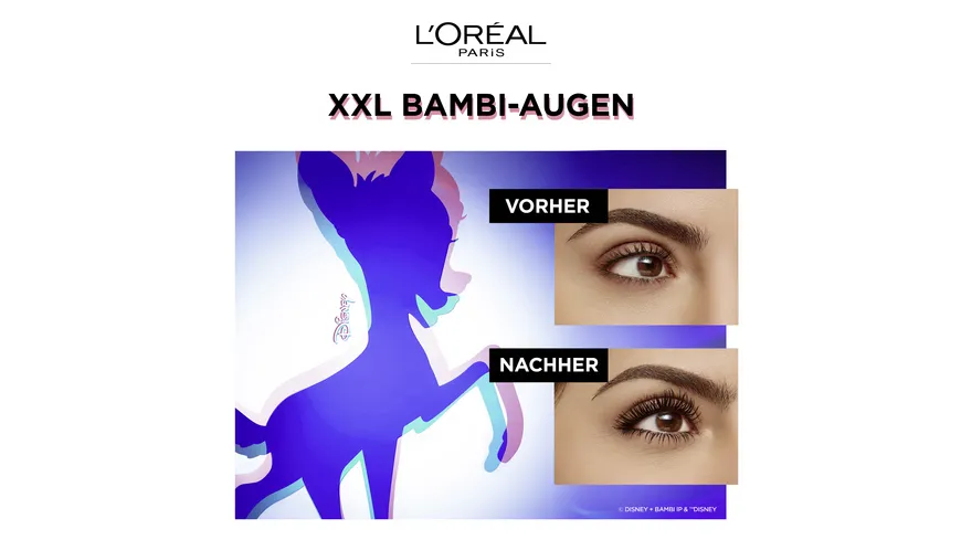 L'ORÉAL Coffret Mascara Bambi False Lash waterproof + Infaillible Gel Auto Liner Intense Black Schwarz / Intensive Black