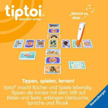 tiptoi® Quiz Altes Ägypten - Lernspiel ab 6 Jahren