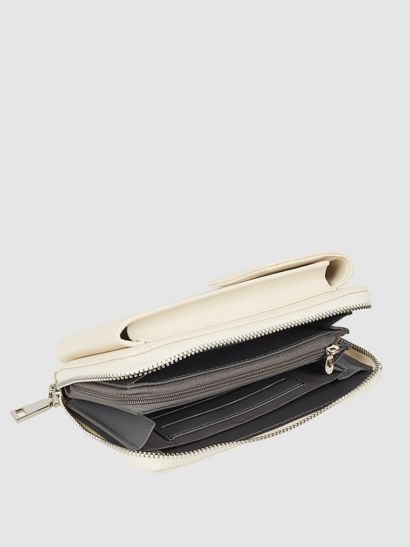 Handytasche in Leder-Optik in ecru
