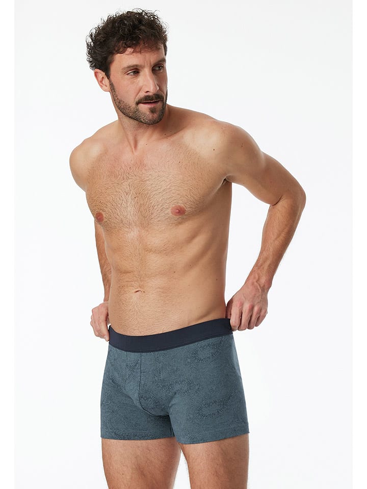 Schiesser Boxershorts in Dunkelblau günstig kaufen