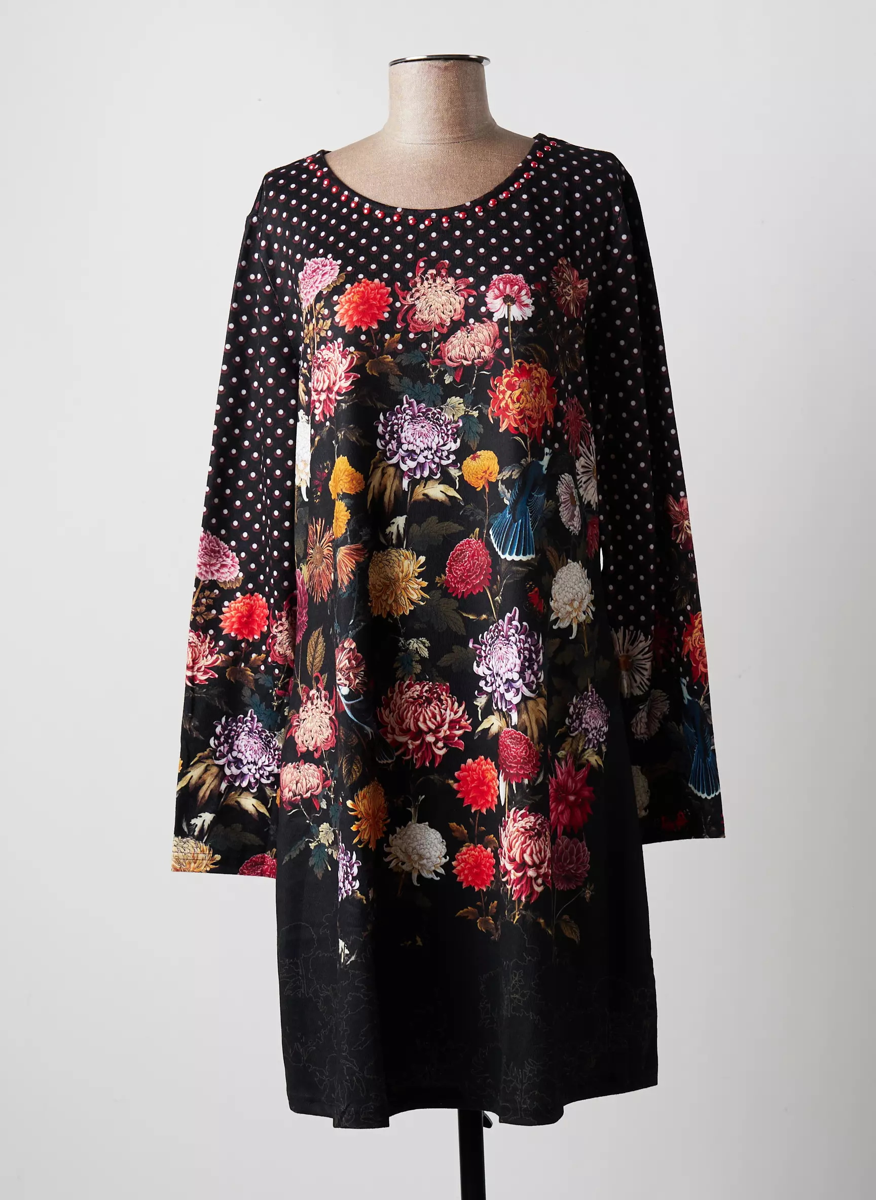 Multiples Robes Mi Longues Femme couleur noir