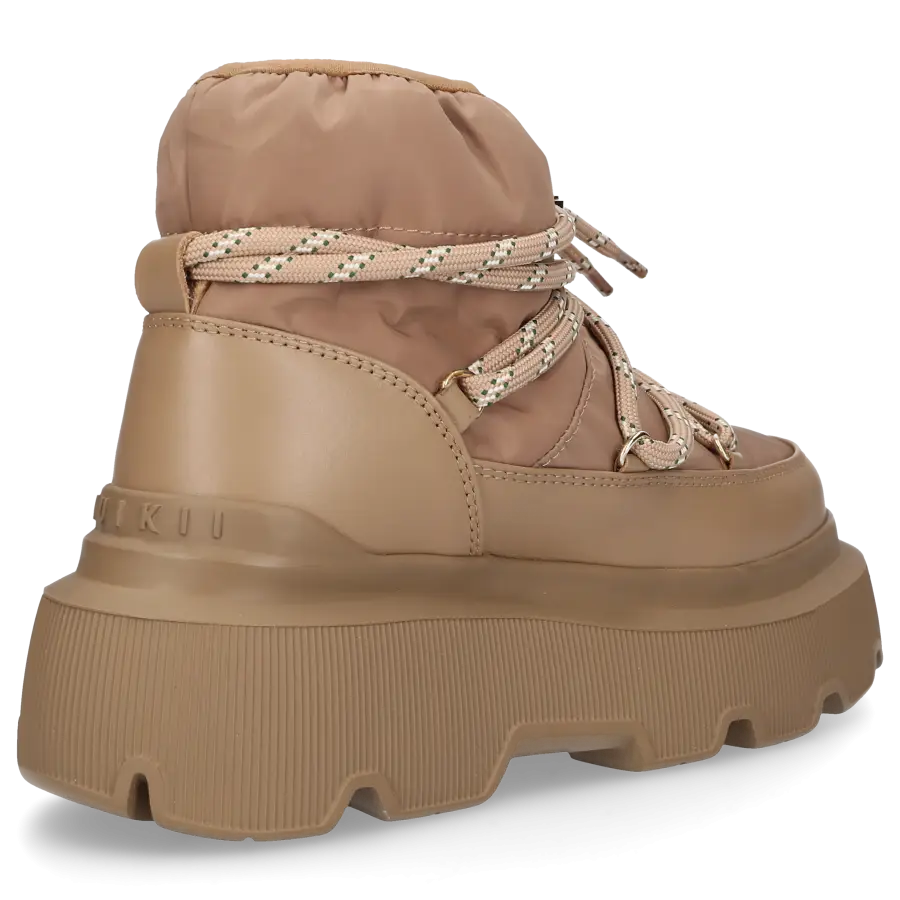 INUIKII - Snowboots ENDURANCE PUFFER Kalbsleder - beige