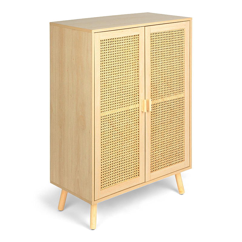 Home Vitrineskap Sunset 80 x 40 x 110 cm, rattan
