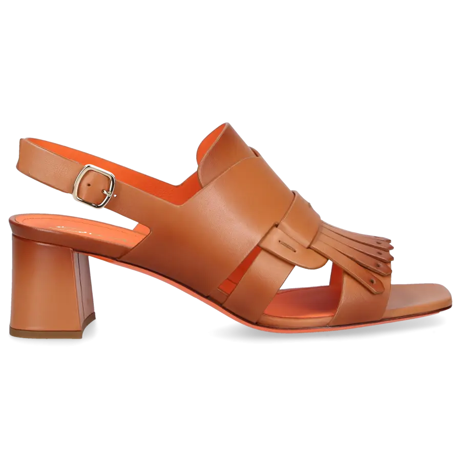 Santoni - Sandalen 70059 Kalbsleder - braun