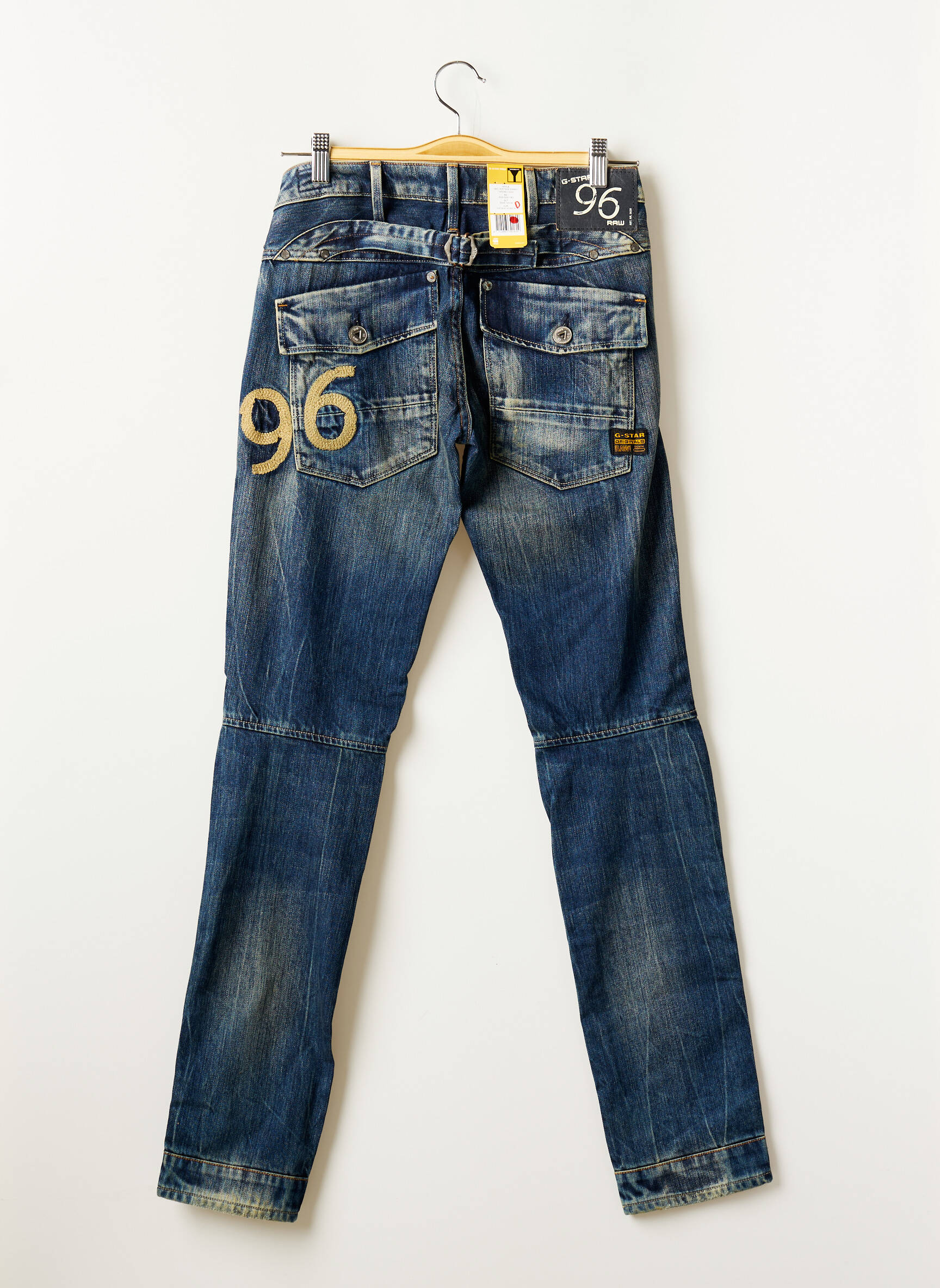 G Star Jeans Coupe Slim Femme couleur bleu