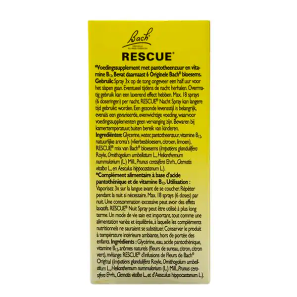 Bach Rescue -yösuihke 7 ml