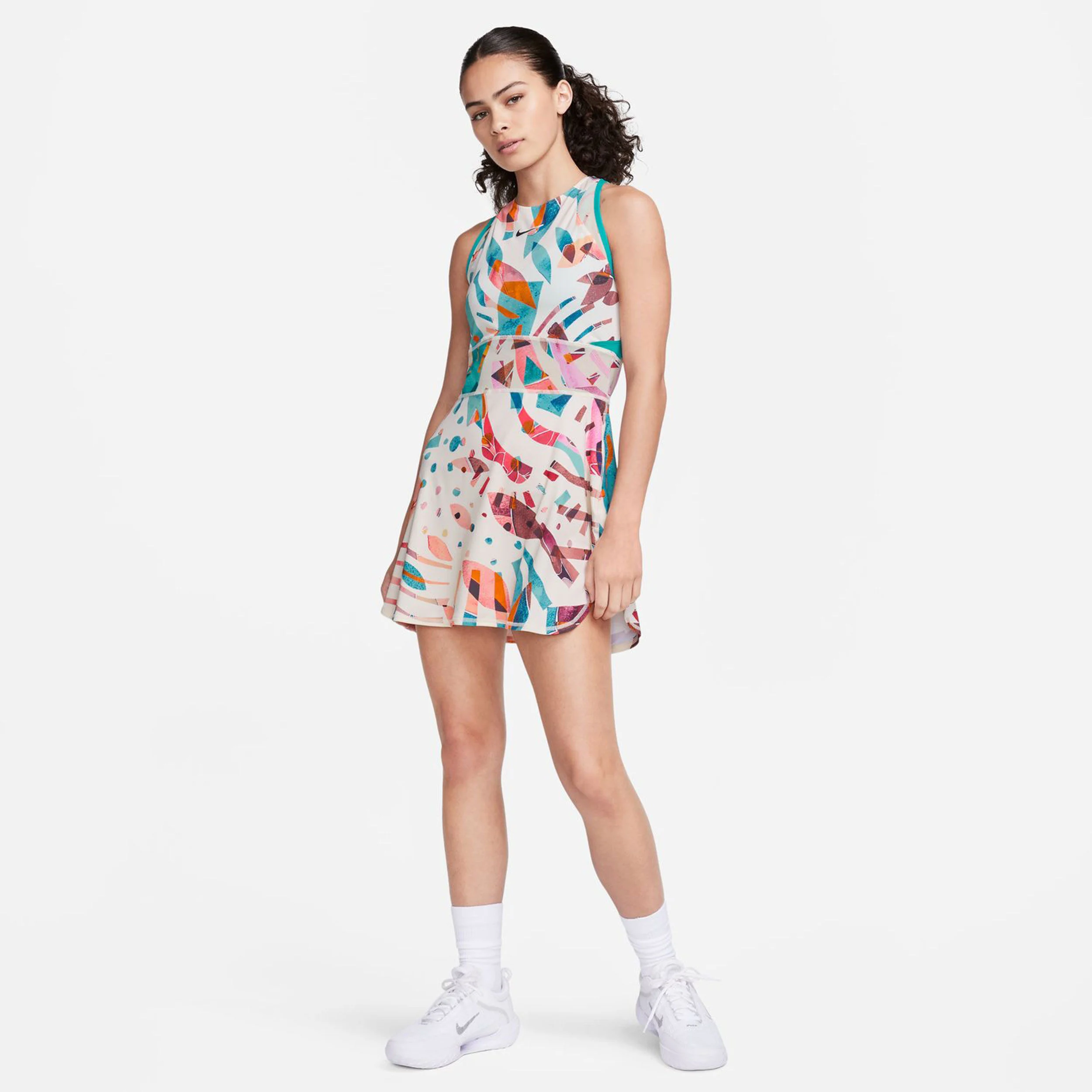 Dri-Fit Court Slam Kleid Damen - Mehrfarbig