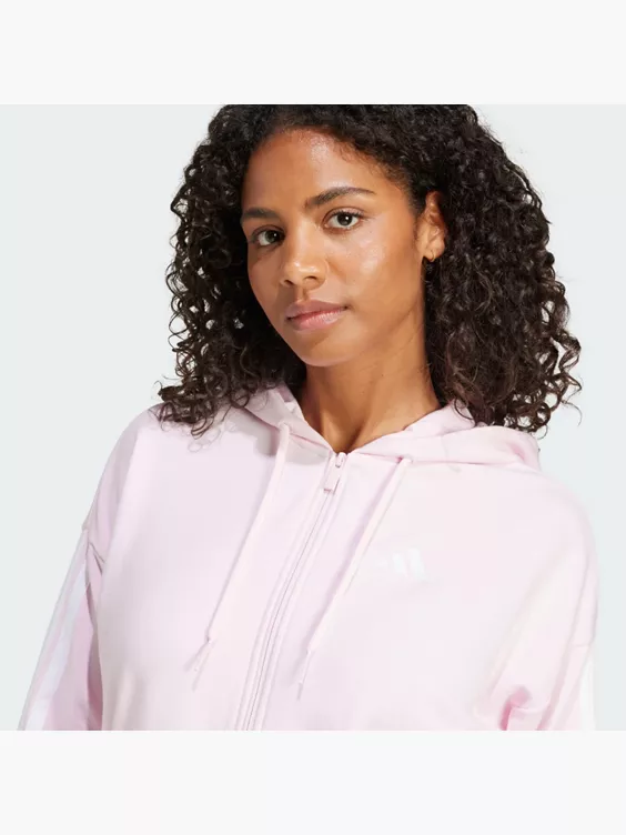 adidas Essentials 3-Streifen French Terry Kapuzenjacke