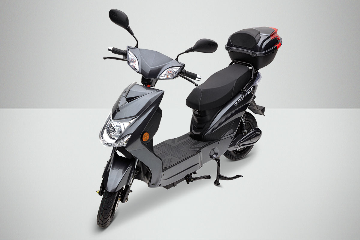 Econelo Elektro Zweiradroller SFX Silber Elektroroller