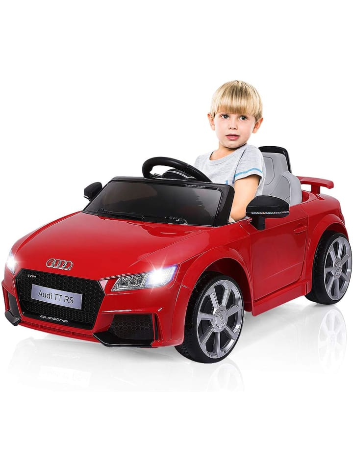 COSTWAY 12V Audi Elektroauto von 3-8 Jahren in Rot günstig kaufen 105 cm