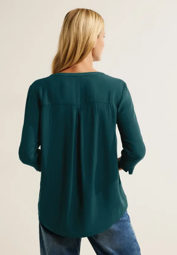 CECIL Viskose Bluse in Unifarbe