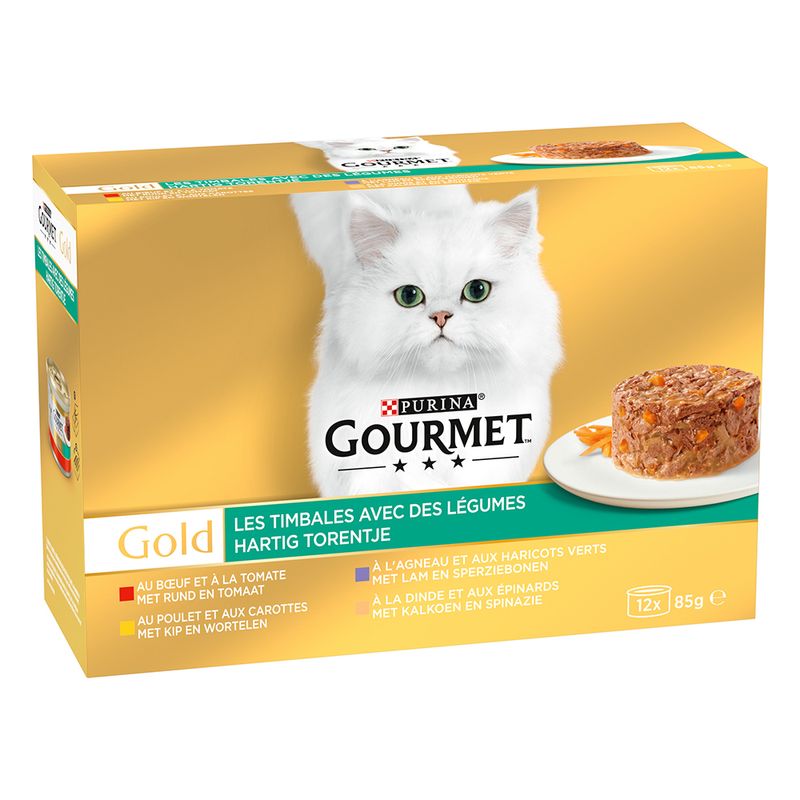 Jumbopack Gourmet Gold Raffiniertes Ragout 96 x 85 g | bitiba %