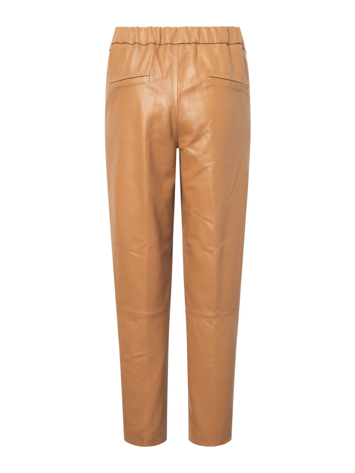 Bolongaro Trevor Lederhose PINTUCK in camel günstig kaufen