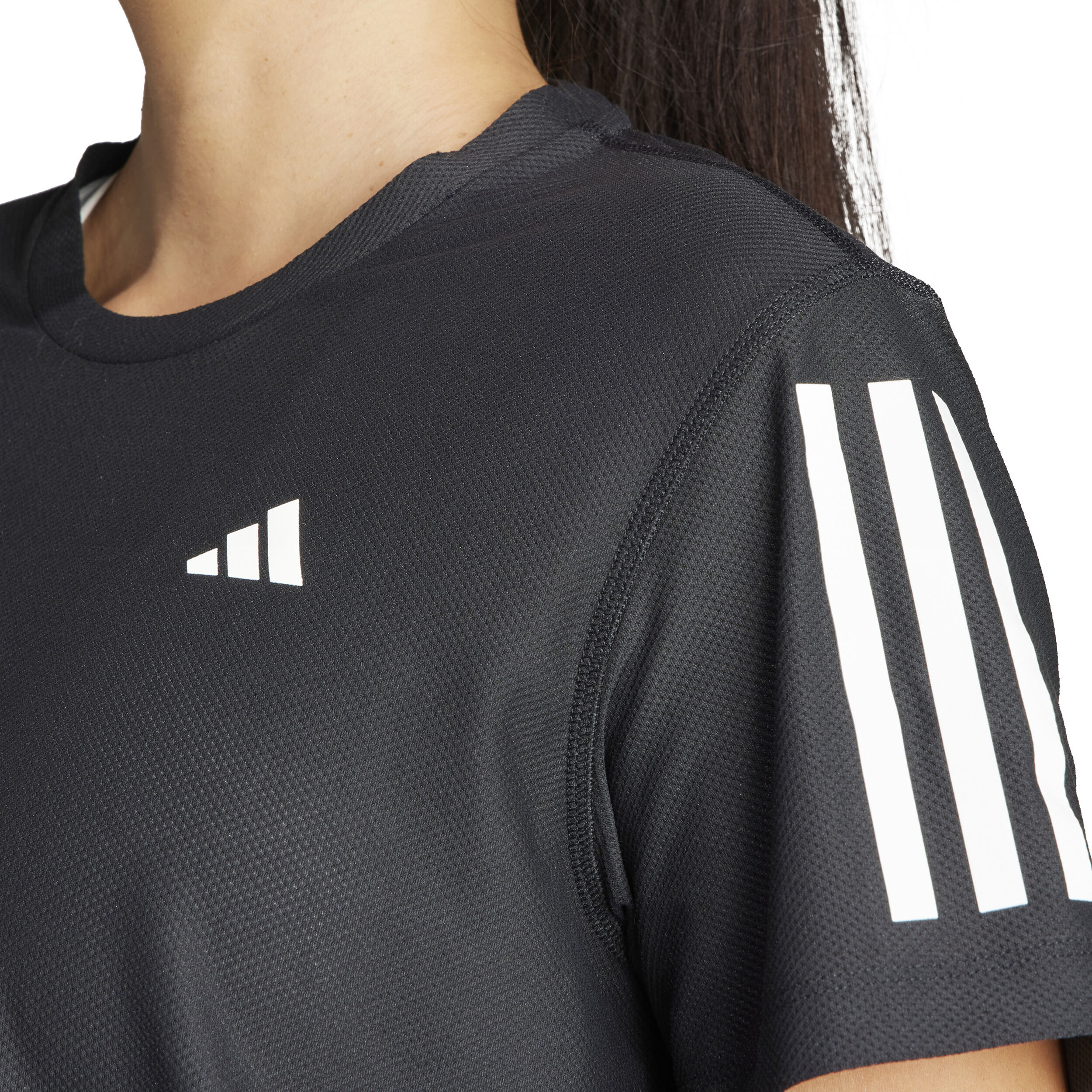 Own The Run B Tee Laufshirt Damen - Schwarz