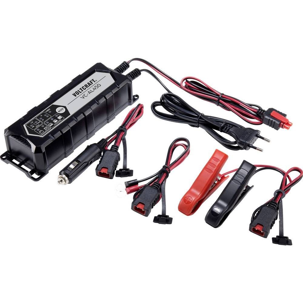 VOLTCRAFT Automatikladegerät 6V/12V 4.5A Autobatterie-Ladegerät (Auffrischen, Regenerieren, Ladungserhaltung)