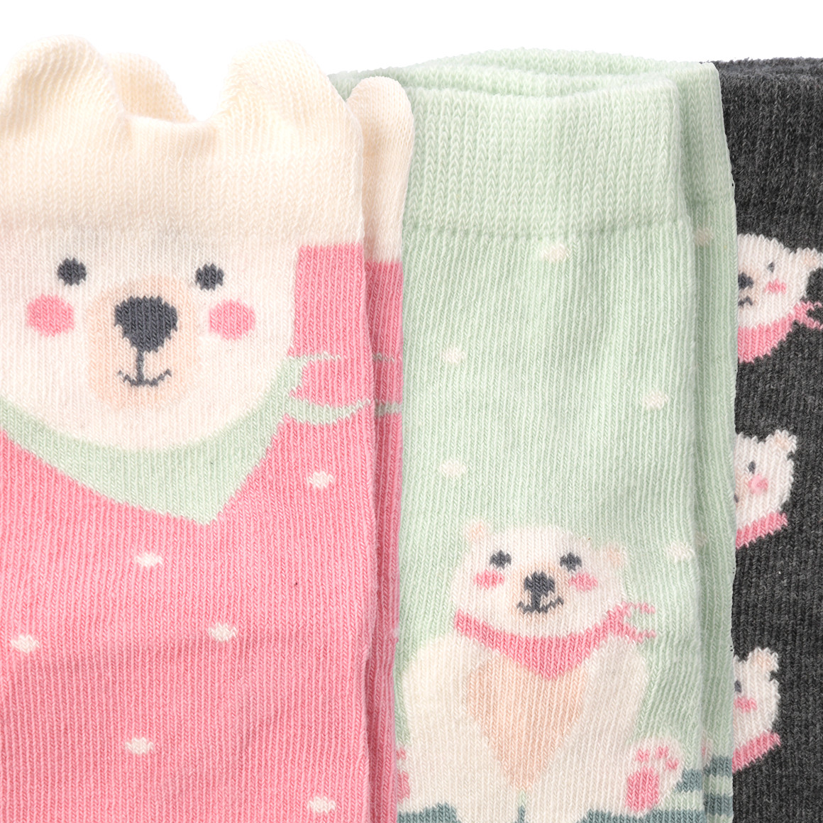 3 Paar Baby Socken in verschiedenen Dessins