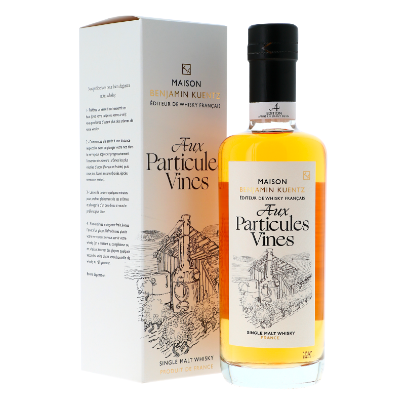 Single Malt Aux Particules Vines Edition 4 NM - Whisky - Spiritueux - Maison Benjamin Kuentz (50CL.)