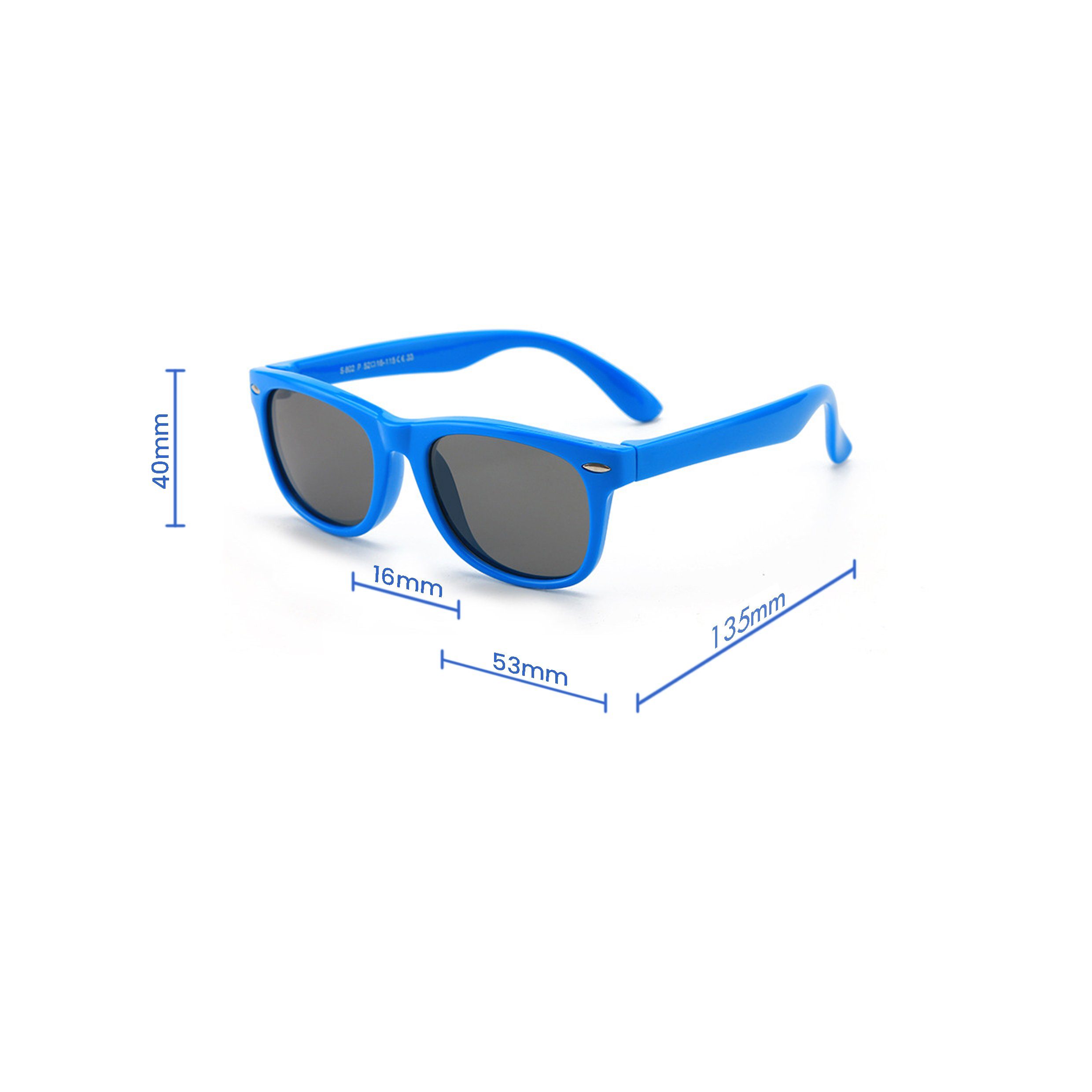 Olotos Sonnenbrille Sonnenbrille für Kinder Mädchen Jungen Gummi 100% UV400 Schutz Brille