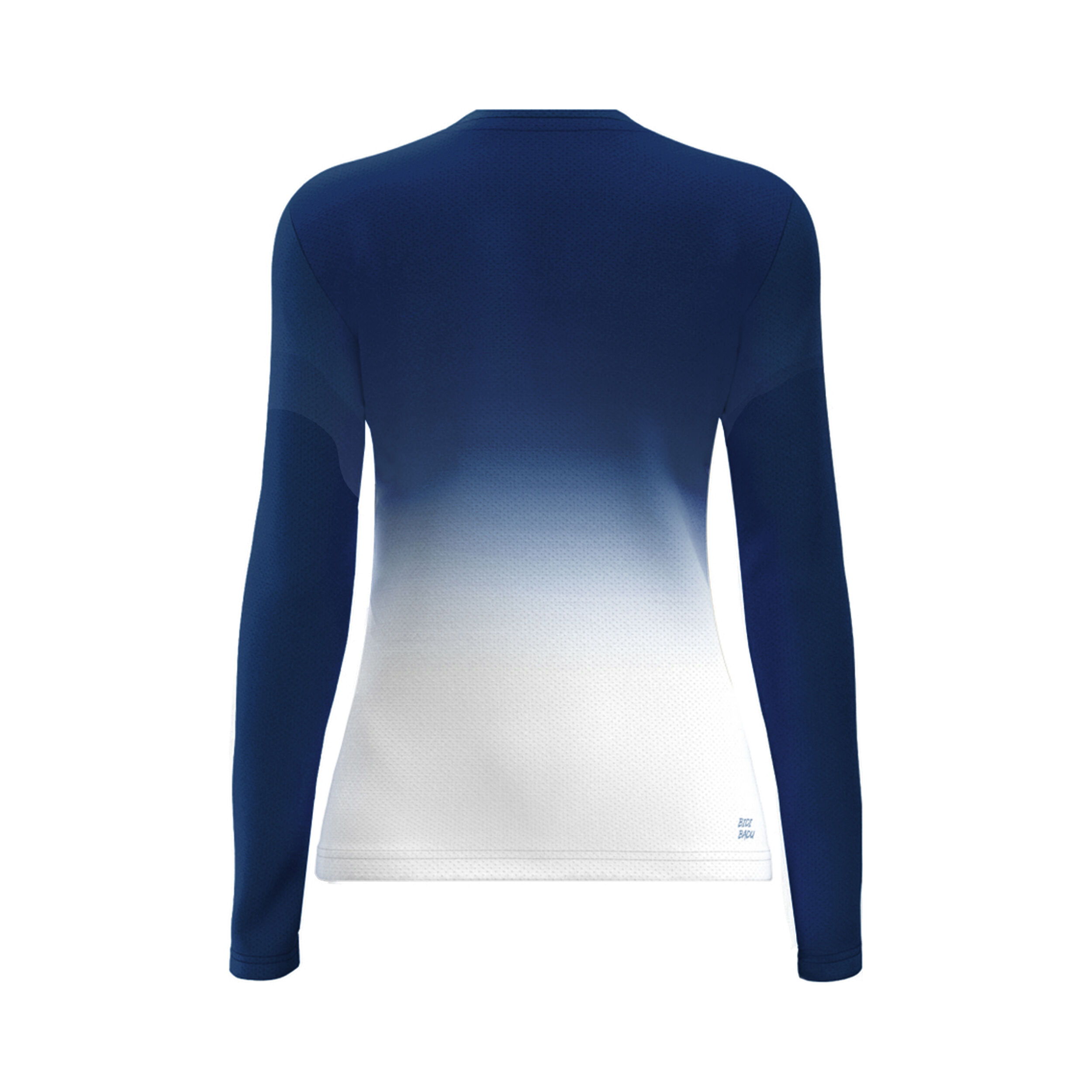 Crew Gradiant Longsleeve Mädchen - Dunkelblau, Weiß
