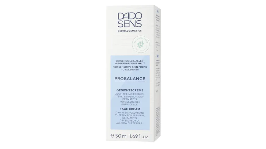 DADO SENS PROBALANCE Gesichtscreme - für Allergiker und empfindliche Haut 50 ml