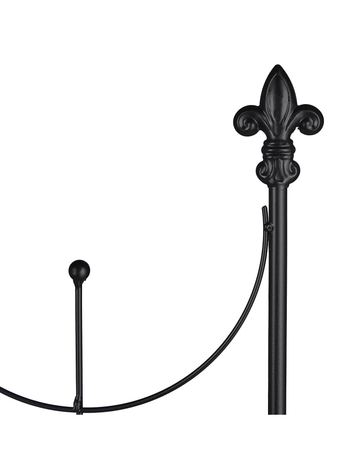 relaxdays 2 x Rankgitter in Schwarz - (B)46 x (H)183 cm günstig kaufen onesize