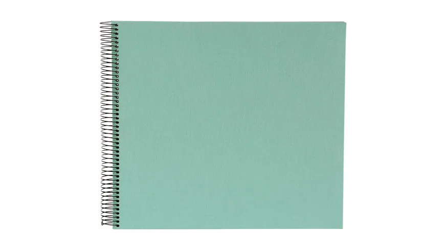 goldbuch Spiralalbum Bella Vista aqua mit schwarzen Seiten, 30x34 cm